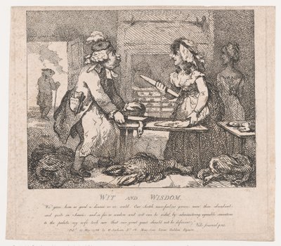 Witz und Weisheit Malerische Schönheiten von Boswell, Teil der Erste, 15. Mai 1786 von Thomas Rowlandson