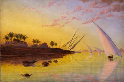 Blick auf den Nil, 1855 von Thomas Seddon
