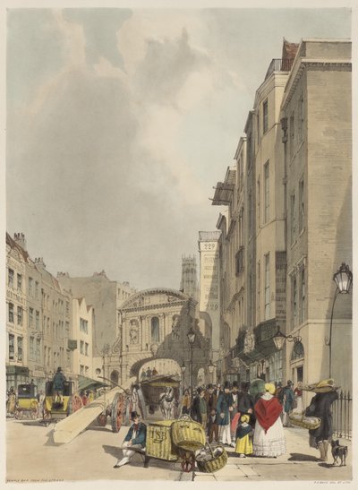 London wie es ist: Temple Bar, vom Strand aus von Thomas Shotter Boys