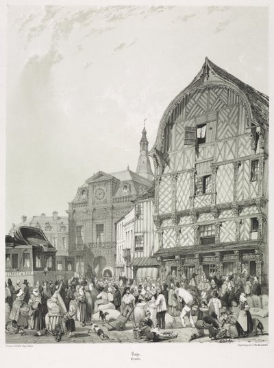 Malerische und romantische Reisen im alten Frankreich, Picardie Band 2, 1840 von Thomas Shotter Boys