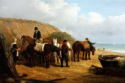 Warten auf den Fang (Öl auf Leinwand) von Thomas Smythe