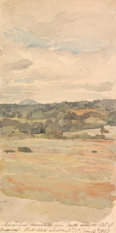 Zuckerhutberg, vom Nordfenster, Col. J. Monroe