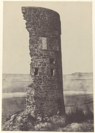 Turm vom Blitz getroffen, Saint-Ouen-Bucht, 1854 von Thomas Sutton