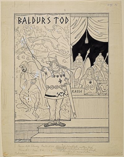 Konkurrenz für Oberammergau von Thomas Theodor Heine