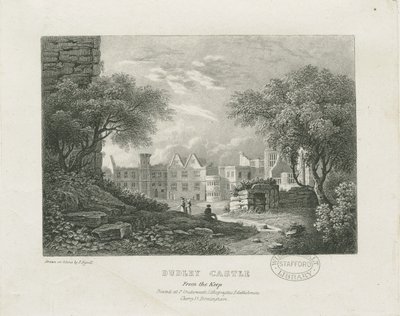 Dudley Schloss - Der Bergfried: Lithographie, undatiert [19. Jh.] von Thomas Underwood