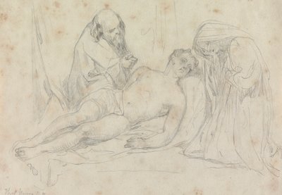 Der Tod - gesetzt von William Etty R.A. von Thomas Uwins