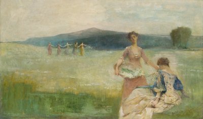 Frühling von Thomas Wilmer Dewing