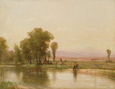 Lager am Platte River, 1865 von Thomas Worthington Whittredge