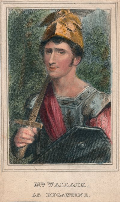 Mr. Wallack als Rugantino, ca. 1820 von Thomas Wright