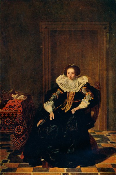 Porträt einer Dame, 1632, 1909 von Thomas de Keyser