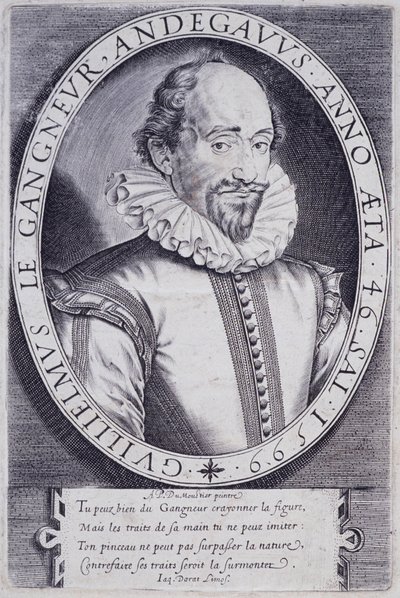 Porträt von Guillaume Le Gangneur (1553-1624), Sekretär der Kammer des Königs von Frankreich von Thomas de Leu