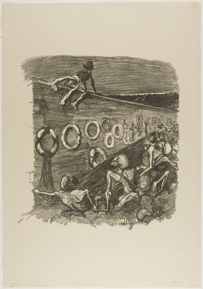 An der Mauer der Föderalisten von Théophile Alexandre Pierre Steinlen