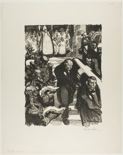 Rochefort stirbt! Rochefort ist tot! von Théophile Alexandre Pierre Steinlen