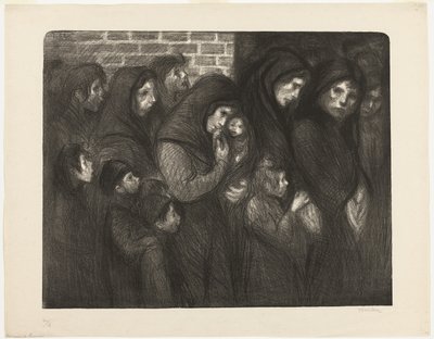 Die Witwen von Courrières von Théophile Alexandre Pierre Steinlen