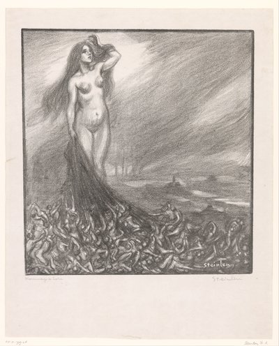 Hommage an Zola von Théophile Alexandre Steinlen (signed by artist)