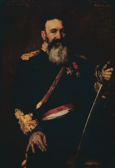 General Piet Joubert, Oberbefehlshaber der Niederländischen Südafrikanischen Republik, 1890. 1914 von Thérèse Schwartze