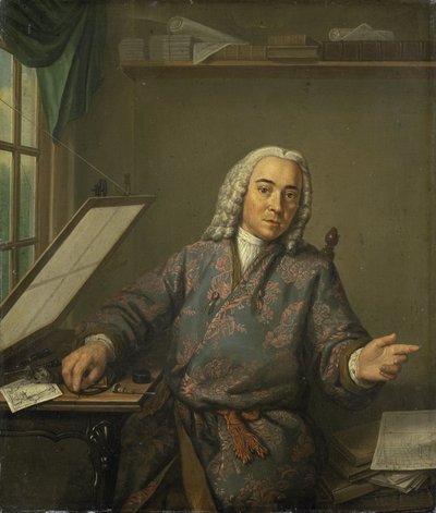 Porträt des Kupferstechers Jan Caspar Philips von Tibout Regters