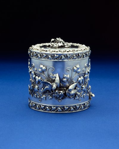 Zylindrische Schachtel von Tiffany & Co, ca. 1870-185 von Tiffany and Company