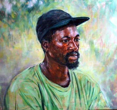 Afrikanischer Mann, 1996 von Tilly Willis