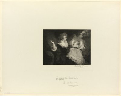 Herzogin von Devonshire und Kind, aus Old English Masters von Timothy Cole