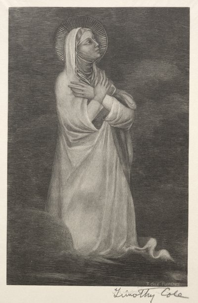 Alte italienische Meister: Figur der Jungfrau, 1888-1892 von Timothy Cole