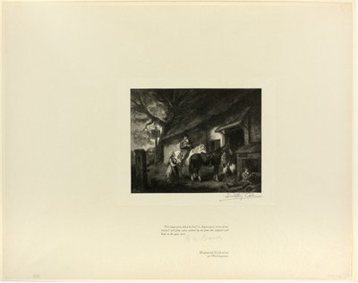 Der Halt, aus Old English Masters von Timothy Cole