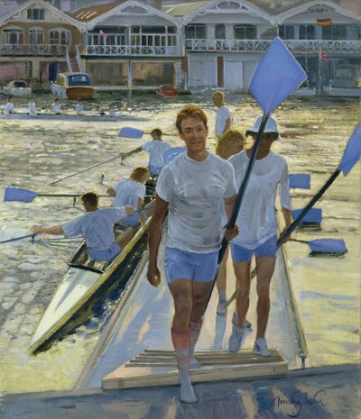 Abendliche Rückkehr, Henley, 1998 von Timothy Easton