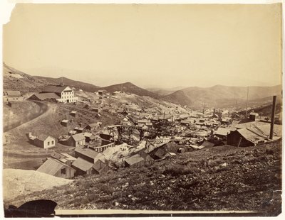 Gold Hill, West Silver City, Nevada, Silver Peak Range von Timothy H. O