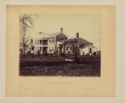 Lacey House, Falmouth, Virginia von Timothy H. OSullivan