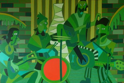 Die französische Zinnoberrote Trommel, 2012 von Timothy Nathan Joel