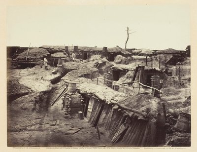 Quartiere der Männer in Fort Sedgwick von Timothy O