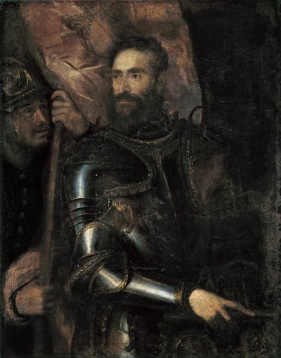 Porträt von Pier Luigi Farnese 1503-1547, ca. 1546 von Titian