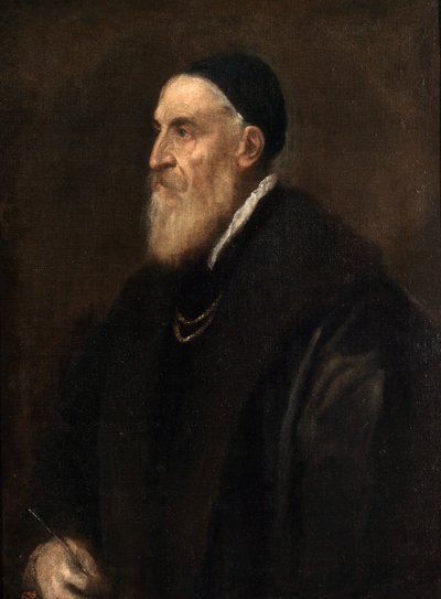 Selbstporträt, ca. 1560-70 von Tiziano Vecelli