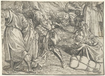 Die Untertauchen von Pharaos Armee im Roten Meer von Titian