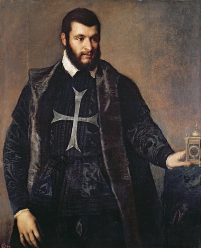 Porträt eines Ritters des Malteserordens von Tiziano Vecelli