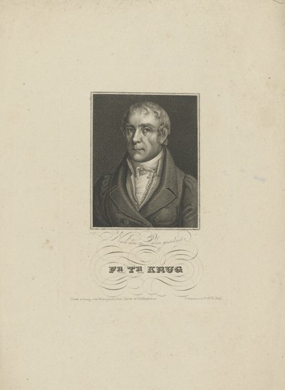Porträt von Wilhelm Traugott Krug 1770-1842, 1828-1829 von Tobias Falcke