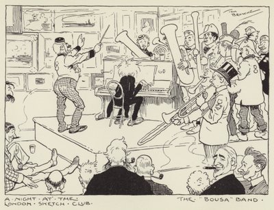 Eine Nacht im London Sketch Club, Die Bousa Band von Tom Browne