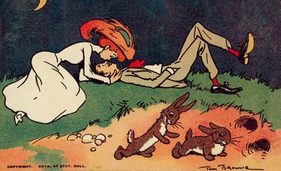 Küssendes Paar von Tom Browne