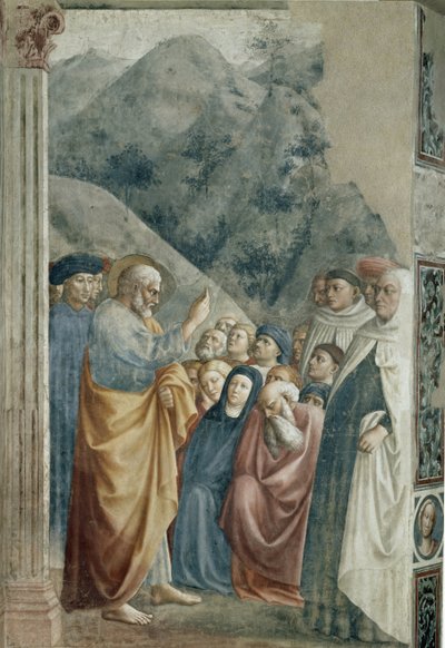 Predigt des Hl. Petrus von Tommaso Masolino da Panicale