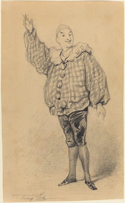 Lepeintre Ainé in der Rolle des Paillasse von Tony Johannot