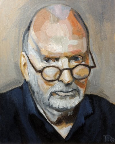 Bärtiger älterer Blick von Tore Bahnson
