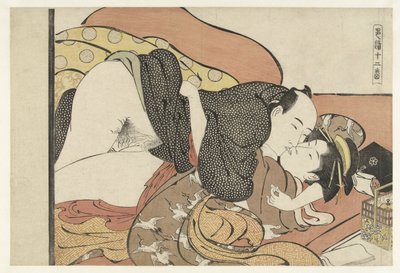 Freier mit Kurtisane von Torii Kiyonaga