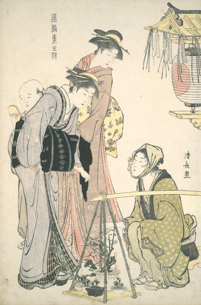 Kauf von Topfpflanzen: Brokate des Ostens von Torii Kiyonaga