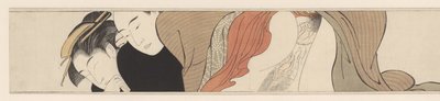 Geisha mit geschlossenen Augen von Torii Kiyonaga