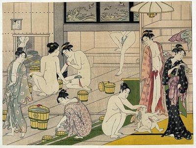 Das Badehaus der Frauen von Torii Kiyonaga