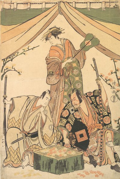 Szene des Dramas Oakinai Hiru-ga-Koshima, 1784-85 von Torii Kiyonaga