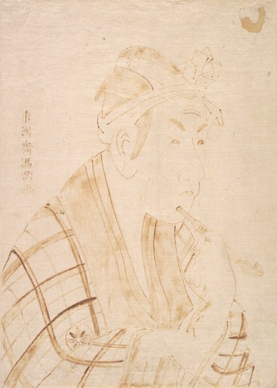 Der Schauspieler Matsumoto Koshiro als Banzuin Chobei von Toshusai Sharaku