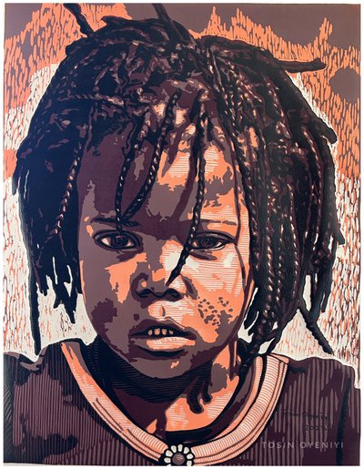 Afrikanisches Kinderporträt von Tosin Oyeniyi