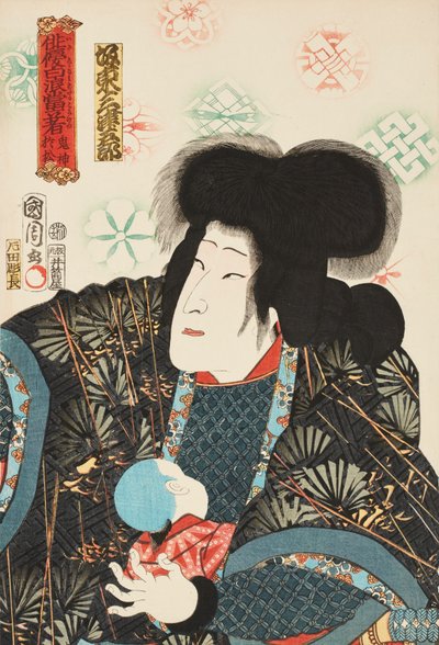 Der Schauspieler Bandō Mitsugorō als der böse Omatsu von Toyohara Kunichika