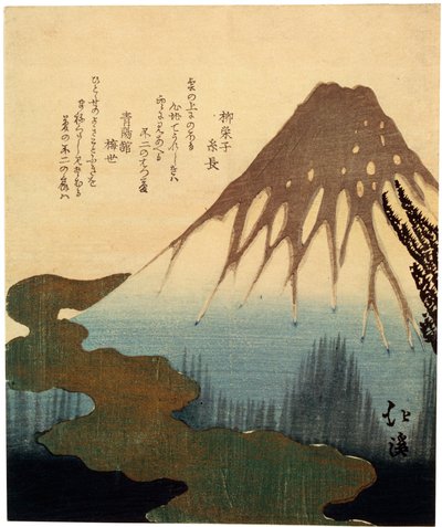 Der Berg Fuji, 19. Jahrhundert von Toyota Hokkei